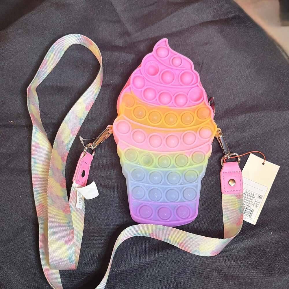 Ice Cream Pop It Fidget Crossbody Bag. NWT